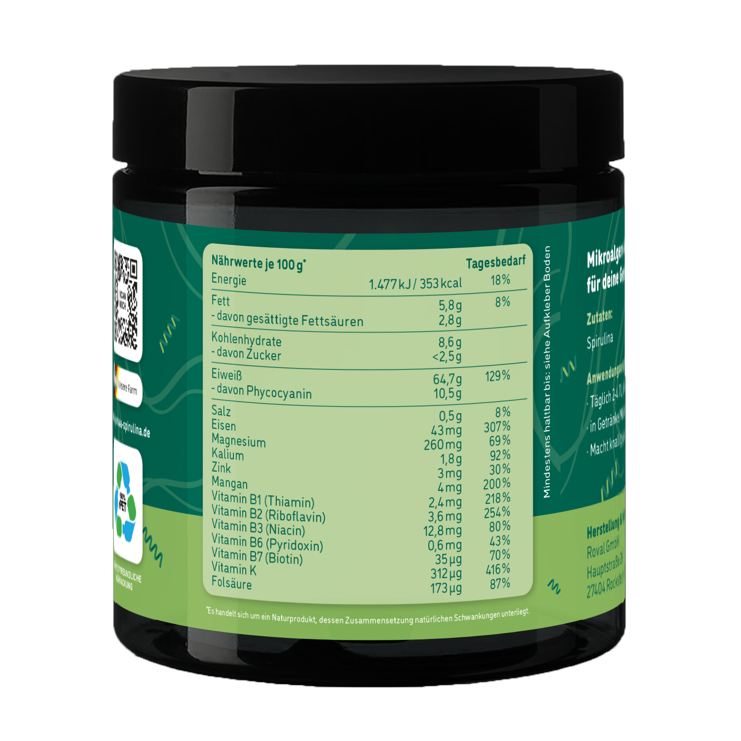 Spirulina - Streusel