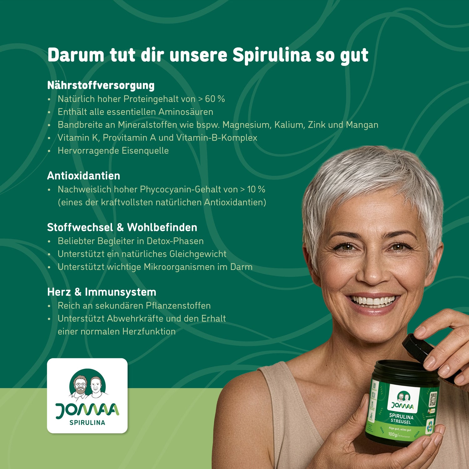 Spirulina - Nudeln
