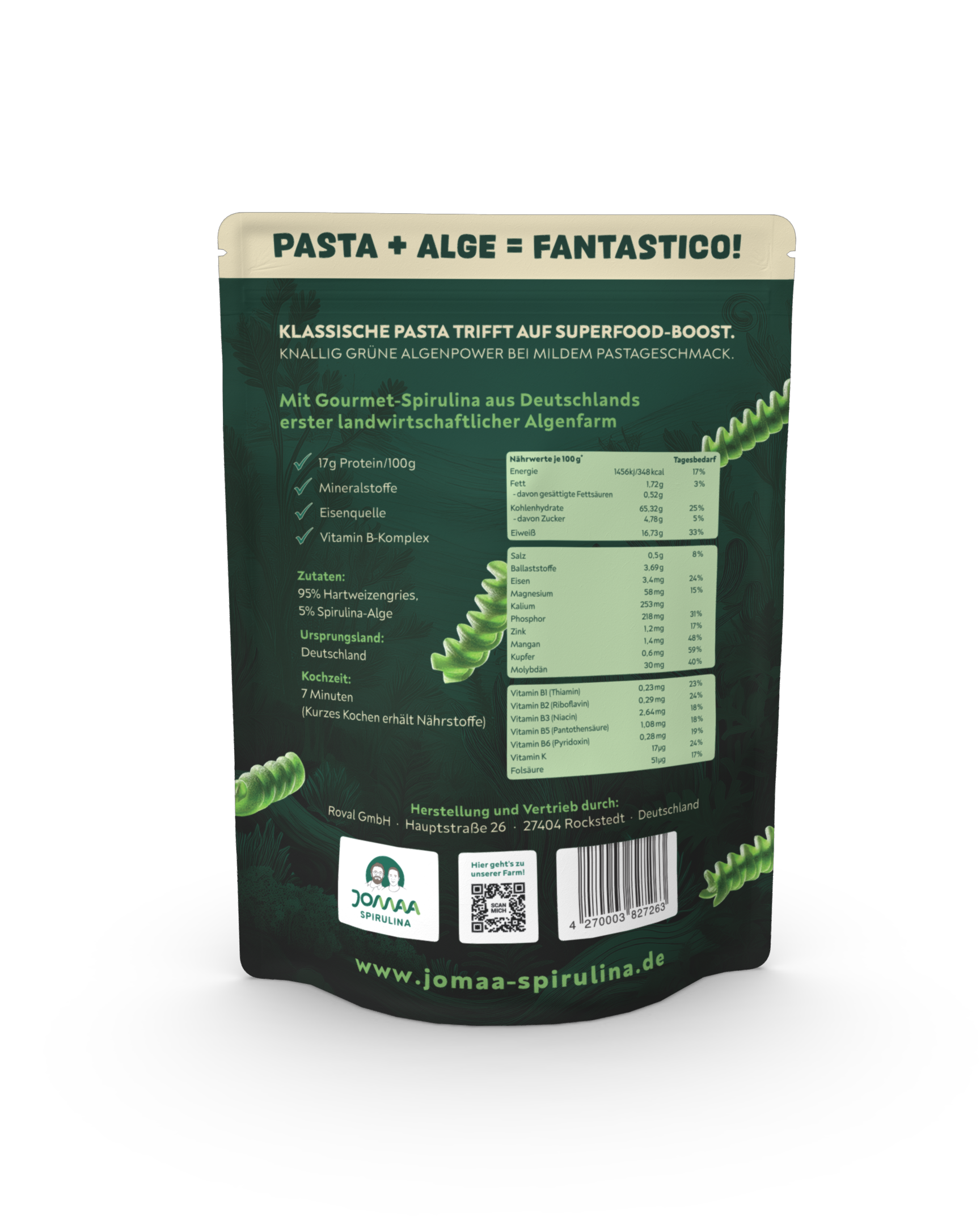 Spirulina - Nudeln